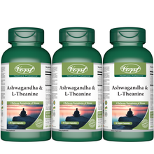Load image into Gallery viewer, Ashwagandha and L-Theanine Complex 90 Vegan Capsules