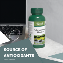 Load image into Gallery viewer, Ashwagandha and Rhodiola Complex 90 Vegan Capsules