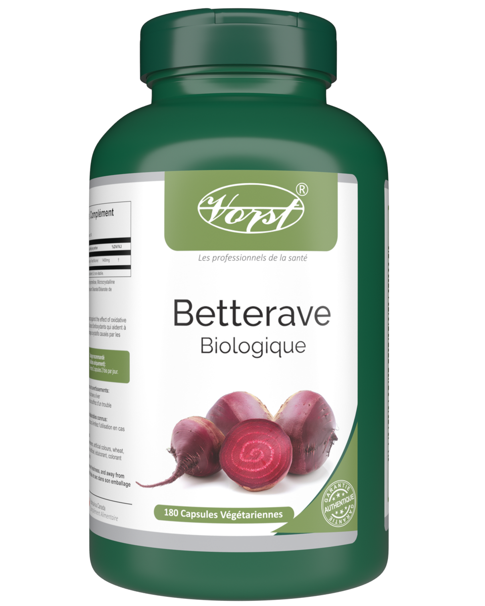 Organic Beetroot 180 Vegan Capsules Vorst Canada Vitamins and