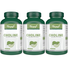 Load image into Gallery viewer, Choline 410mg Per Serving 180 Vegan Capsules