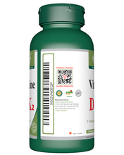 Load image into Gallery viewer, D3 K2 | 120 Vegan Capsules