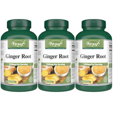 Load image into Gallery viewer, Ginger Root 1200mg Per Serving 180 Vegan Capsules