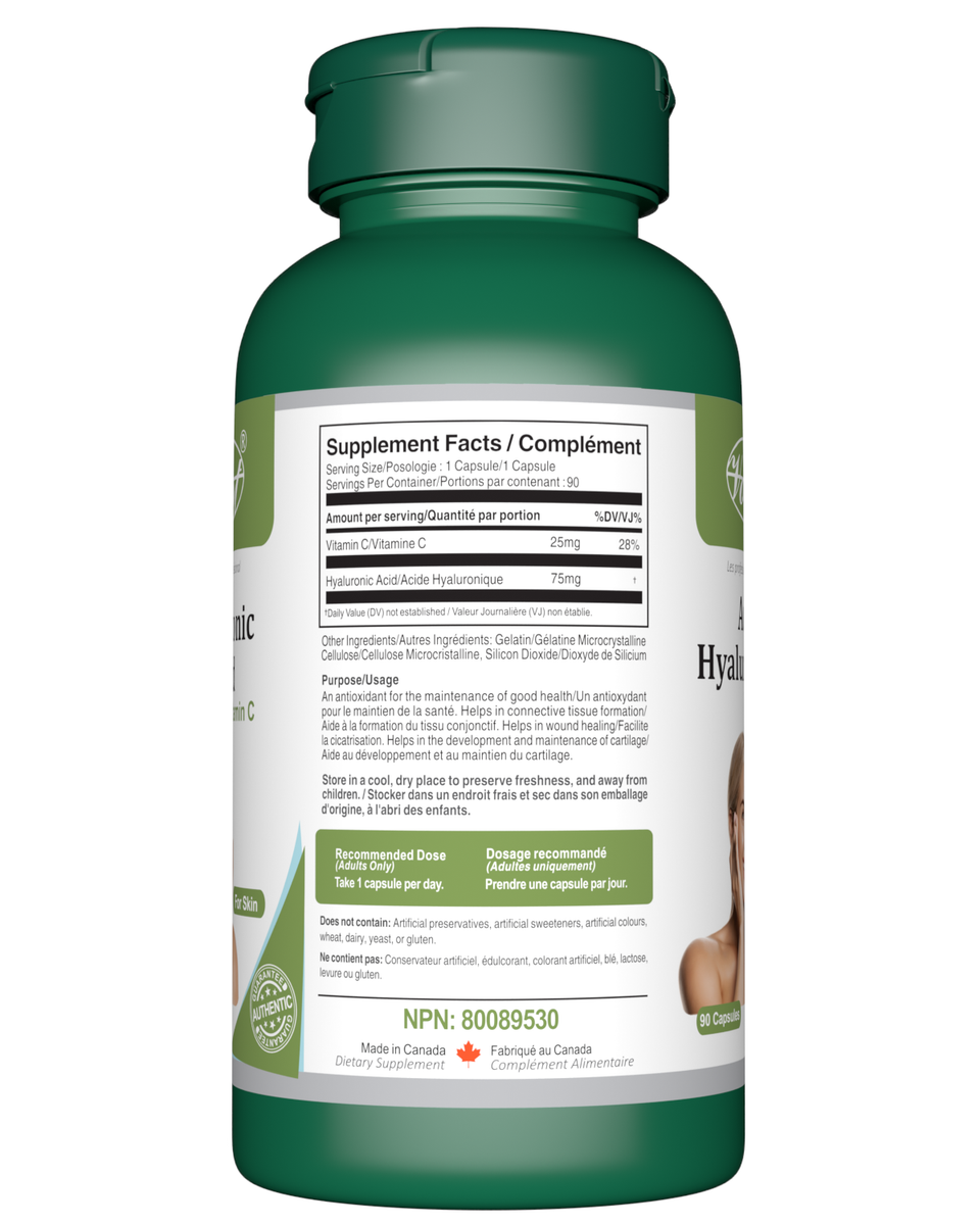 Buy Hyaluronic Acid Oral Supplements for Skin Online VORST Canada