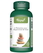 Load image into Gallery viewer, L-Theanine with Magnesium & Gaba 60 Capsules