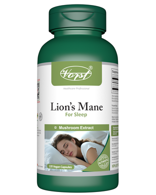 Lion's Mane for Sleep 1000mg Per Serving (500mg Per Capsule) 120 Vegan Capsules