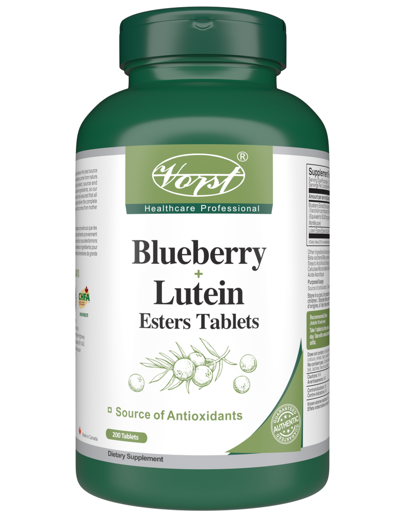 Blueberry Extract & Lutein Esters 200 Vegan Tablets
