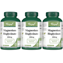 Load image into Gallery viewer, Magnesium Bisglycinate 200mg 180 Vegan Capsules
