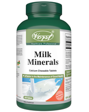 Load image into Gallery viewer, Milk Minerals 110mg 200 Chewable Calcium Tablets