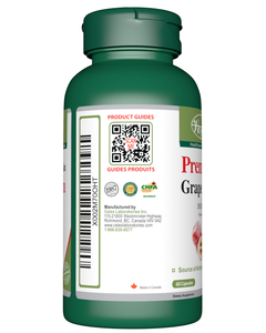 Premium Grape Seed BarcodeGrape Seed for Immune, Heart, Antioxidant