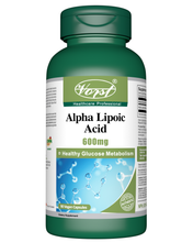 Load image into Gallery viewer, Alpha Lipoic Acid (ALA) 600mg 90 Vegan Capsules