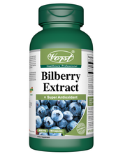 Load image into Gallery viewer, Bilberry Extract Front of Bottle