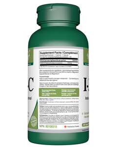 Indole 3 Carbinol I3C 400mg 120 Vegan Capsules Supplement facts