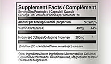 Load image into Gallery viewer, Salmon Collagen 200mg plus Vitamin C 90 Capsules Type 1 and 3