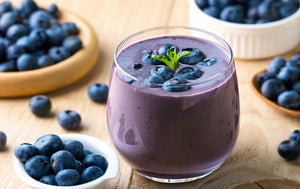 Smoothie with Blueberries and Lutein For Eye Health