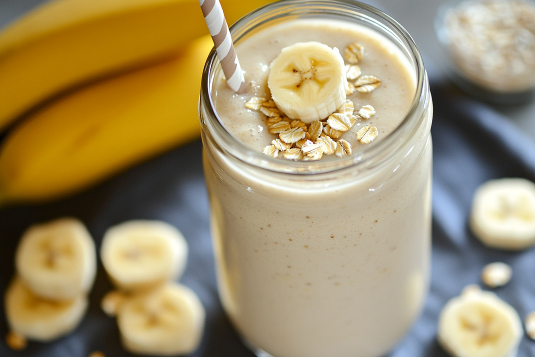 Banana Oat Breakfast Smoothie