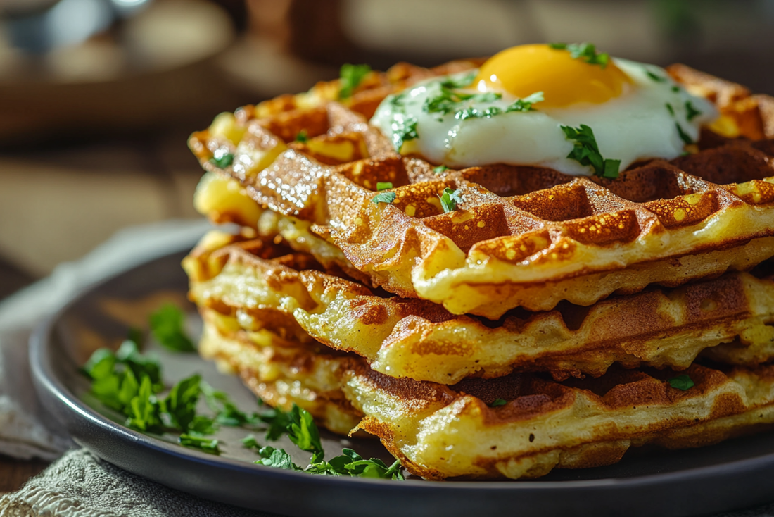 Crispy Waffle Maker Hash Browns