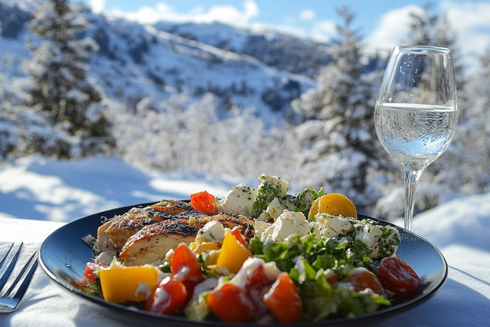 Greek Chicken with Fresh Mediterranean Salad