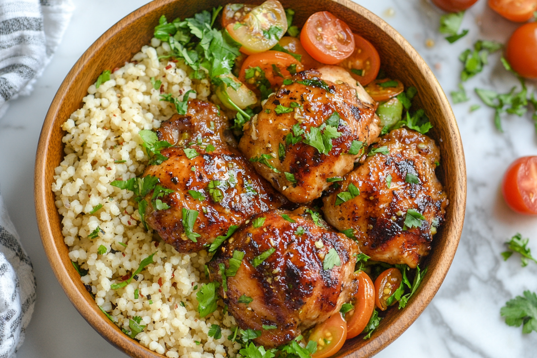 Honey Garlic Chicken Thighs