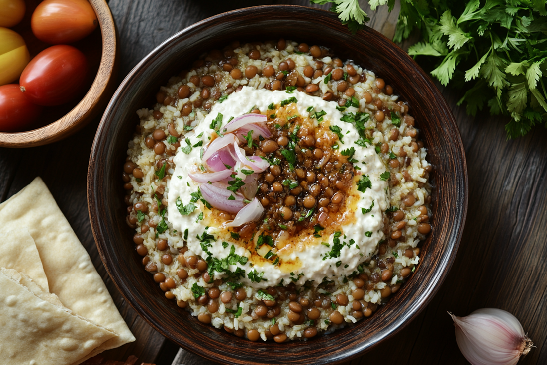 Instant Pot Mujadara (Lentils & Rice with Caramelized Onions)