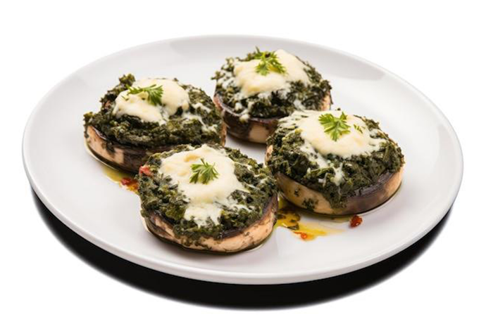 Spinach and Feta Stuffed Mushrooms