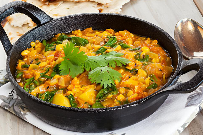 Hearty Lentil and Spinach Stew