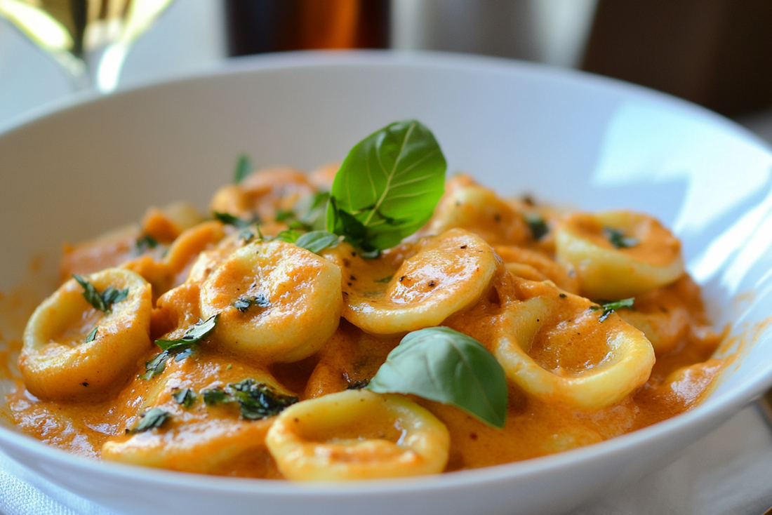 Vegan Orecchiette with Creamy Carrot Miso Sauce