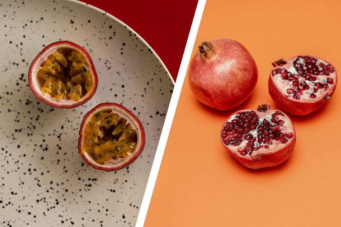 Pomegranate vs Passion Fruit