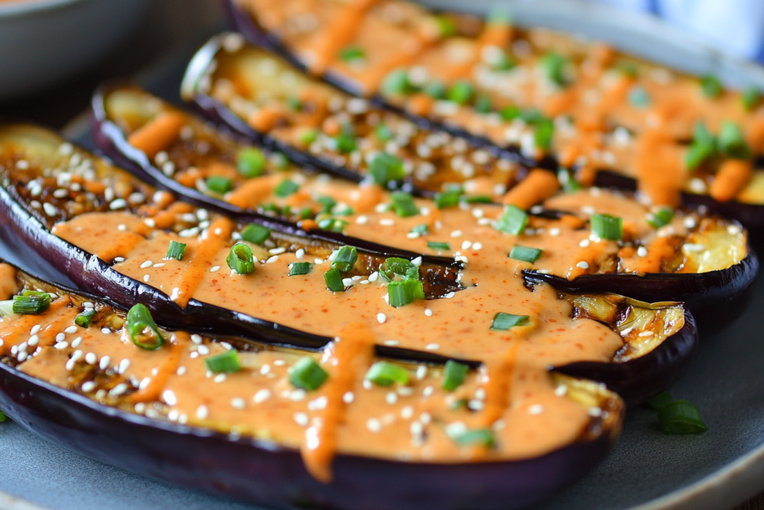 Spicy Chinese Eggplant with Szechuan Sauce