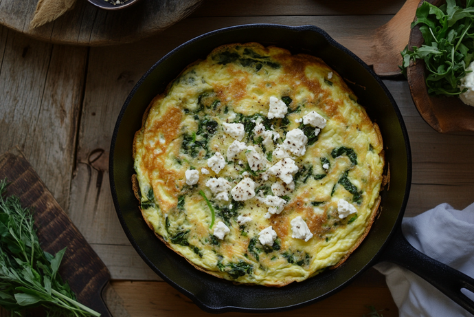 Spinach & Feta Omelette