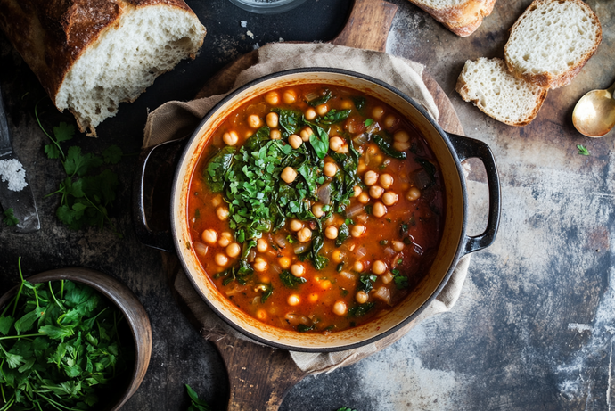 Chickpea & Spinach Stew