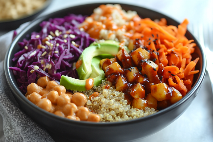 Protein-Packed Vegan Buddha Bowl with Quinoa