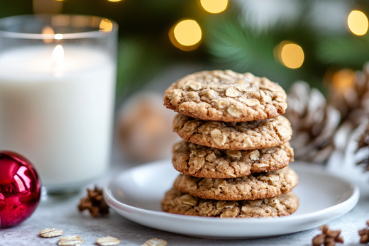 Chewy Brown Sugar Oatmeal Cookies
