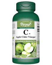 Load image into Gallery viewer, C+ Apple Cider Vinegar 510mg 90 Capsules