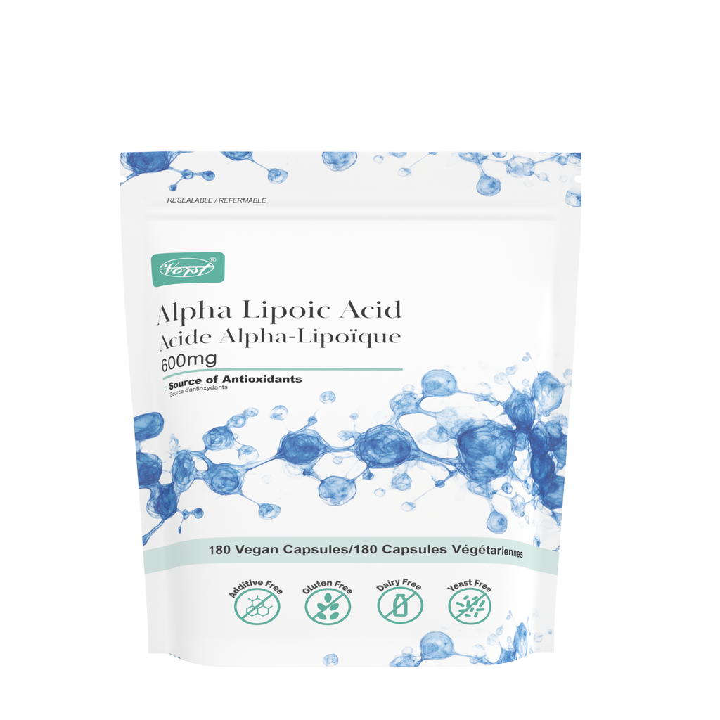 Alpha Lipoic Acid 600mg Max Strength 180 Vegan Capsules (Pouch)