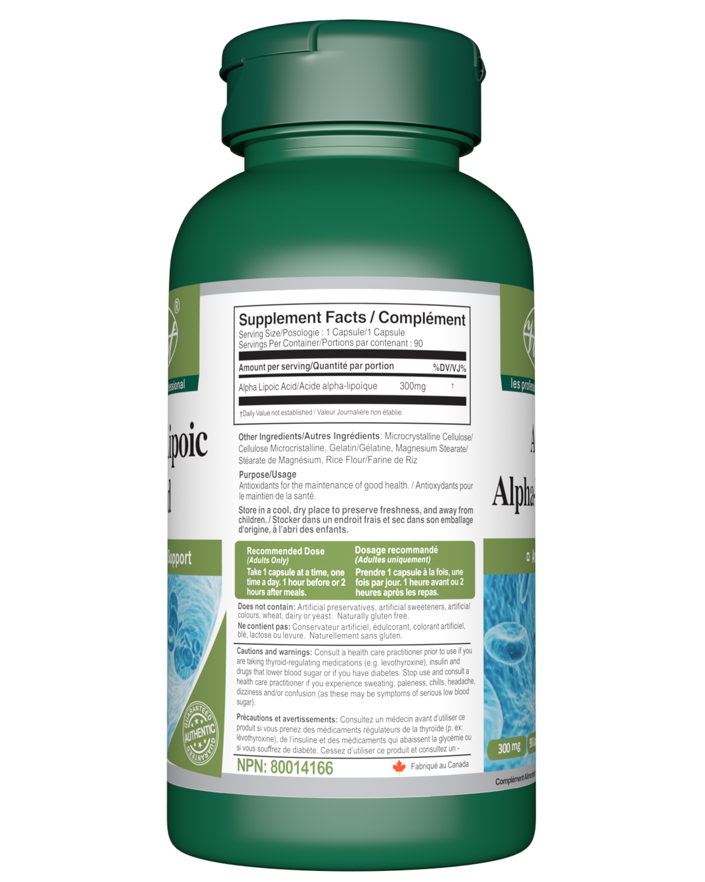 Alpha Lipoic Acid 300mg 90 Capsules