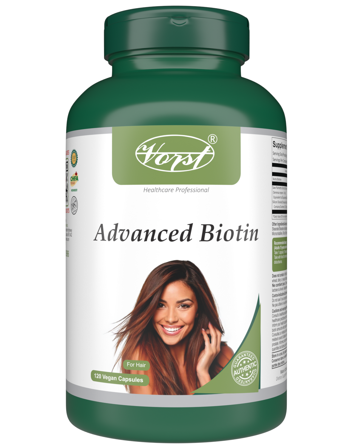 VORST Advanced Biotin 120 Vegan Capsules