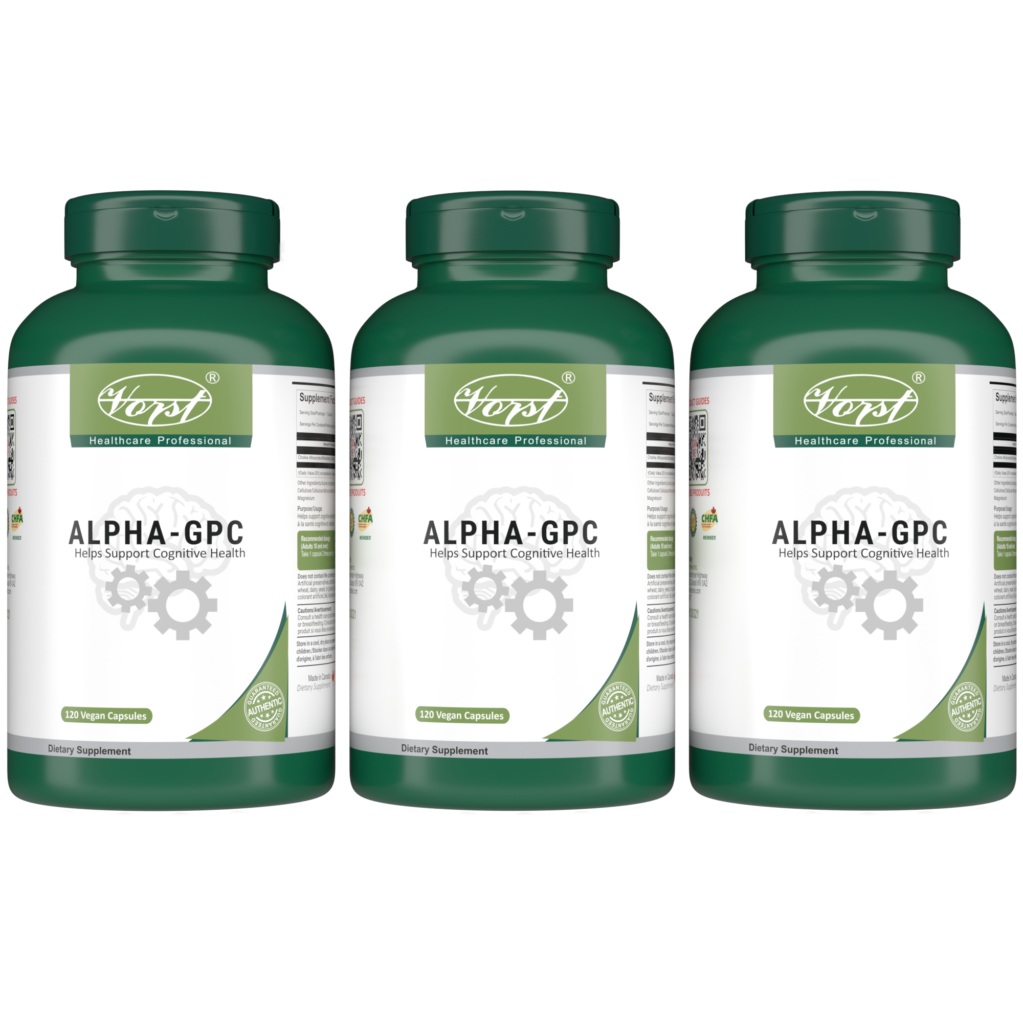 Alpha- GPC 120 Vegan Capsules