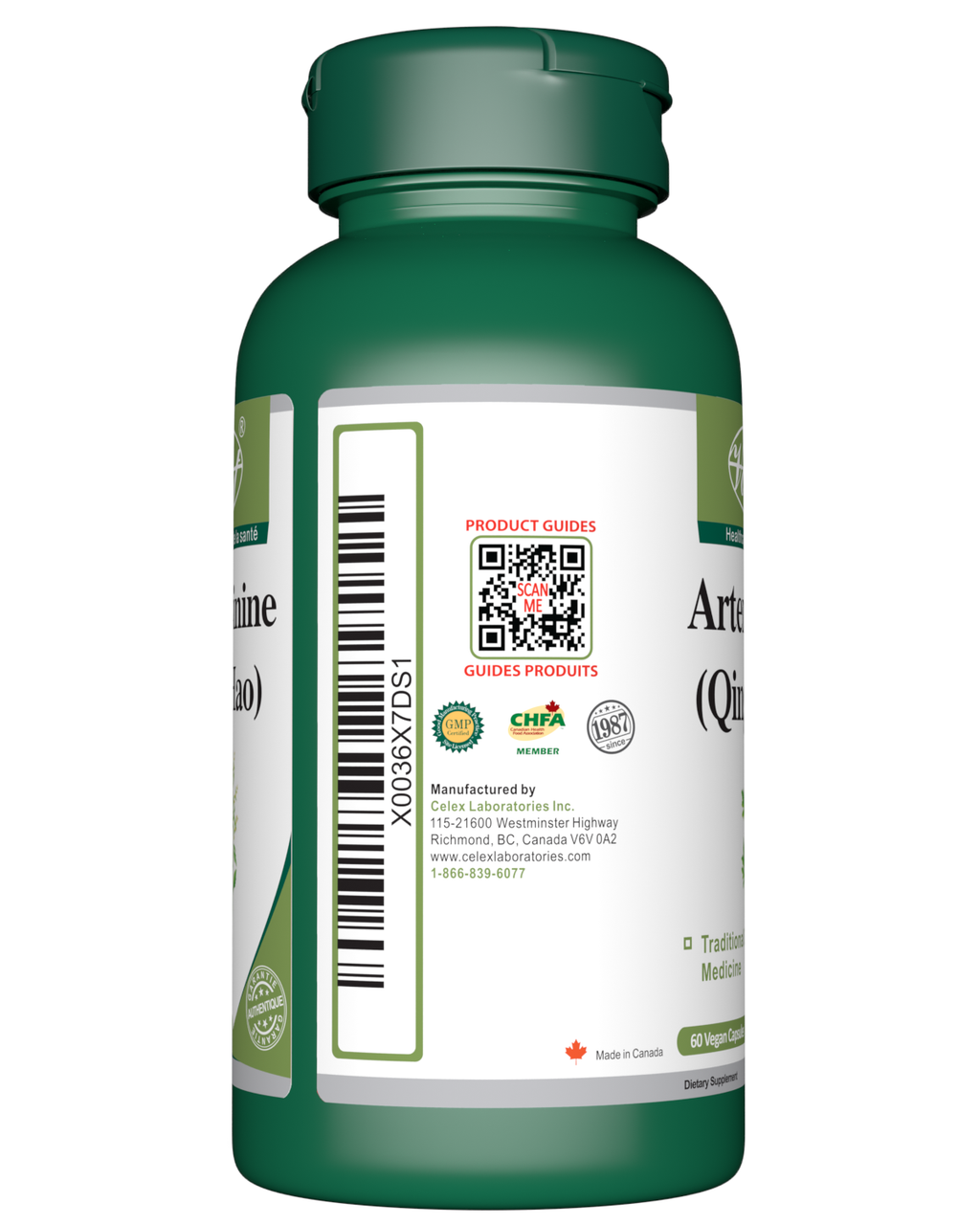 Artemisinin vegan capsules Amazon Barcode