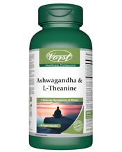 Load image into Gallery viewer, Ashwagandha and L-Theanine Complex 90 Vegan Capsules