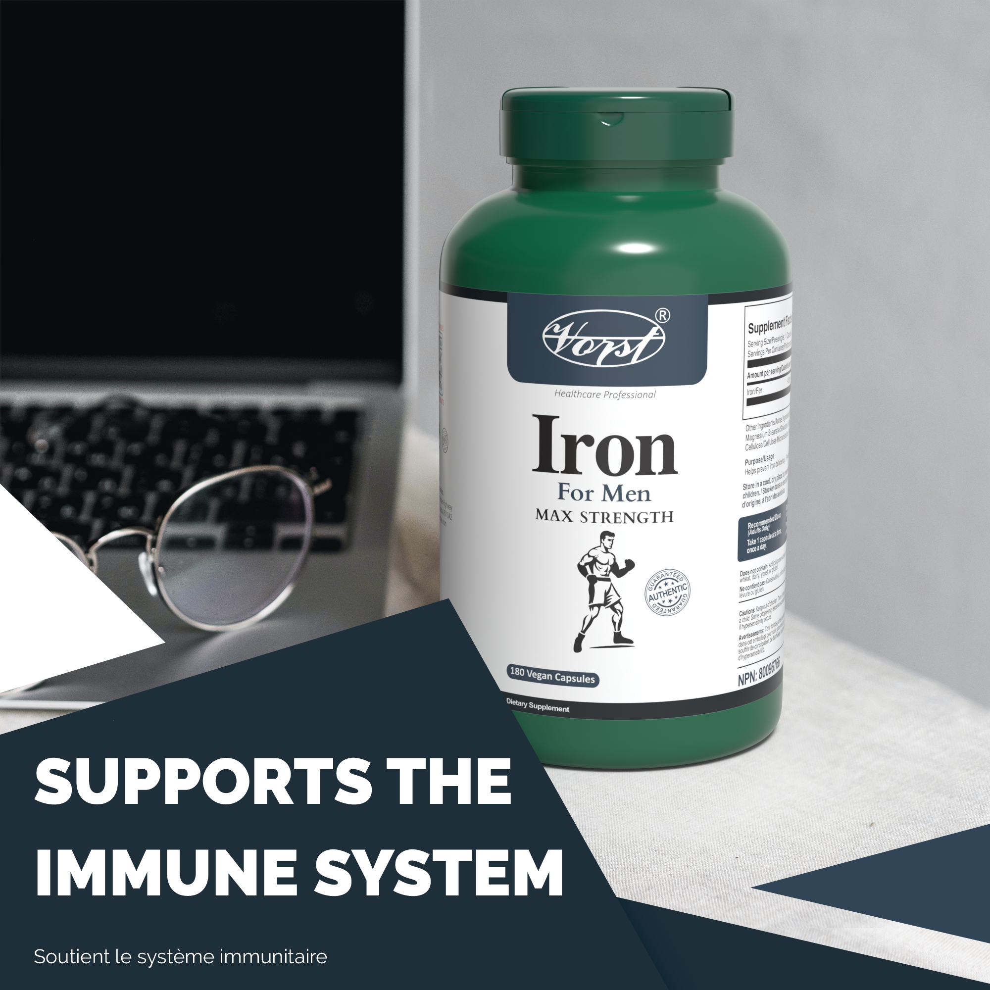 Iron for Men Max Strength, for Iron defiency