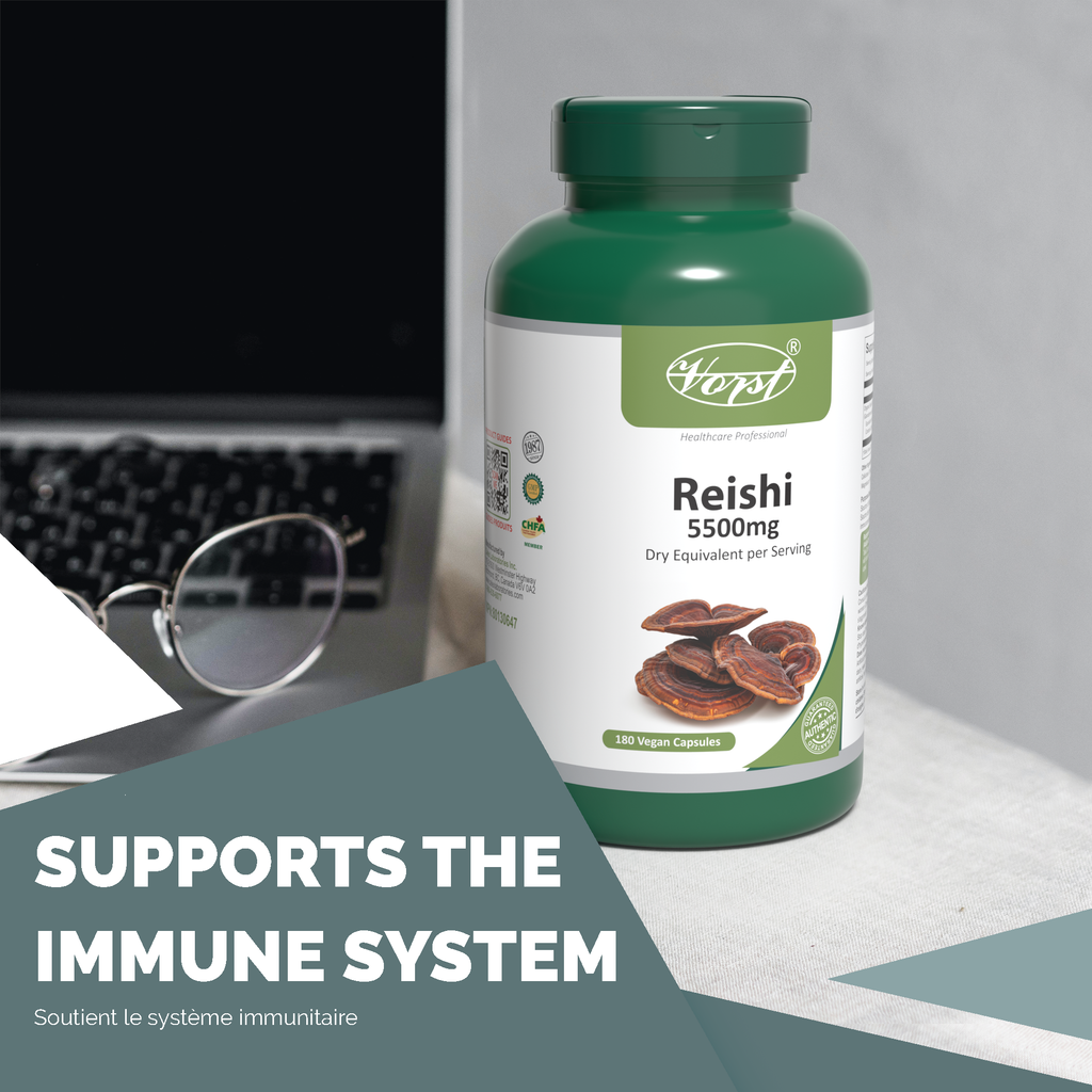 Reishi Mushroom Supplement 180 Vegan Capsules