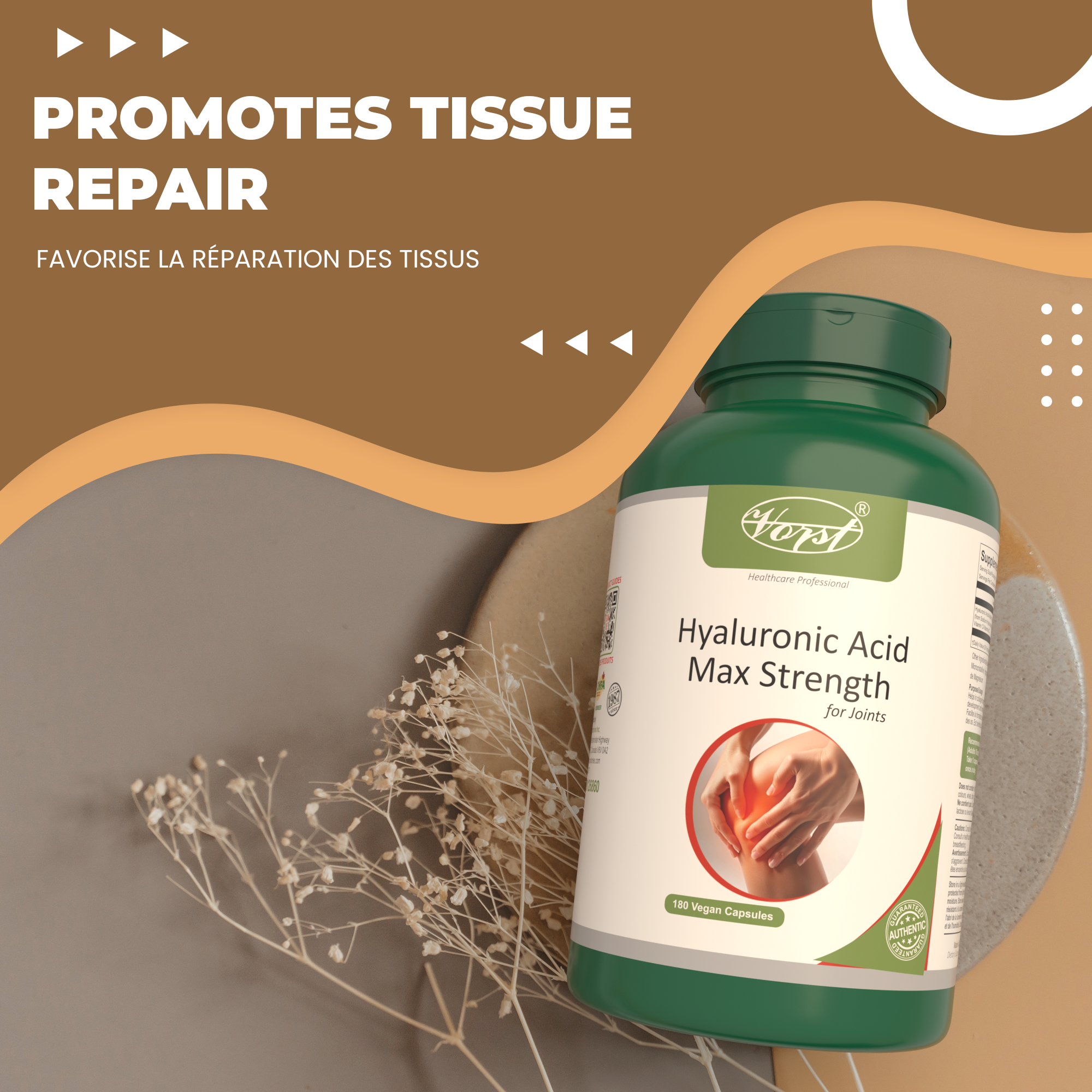 Hyaluronic Acid Max Strength for Joints 180 Vegan Capsules