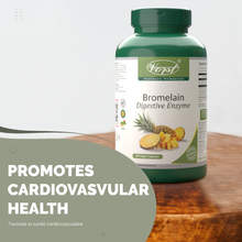 Load image into Gallery viewer, Bromelain 120 Vegan Capsules Digestive Enzyme Promotes Cardiovascular Health