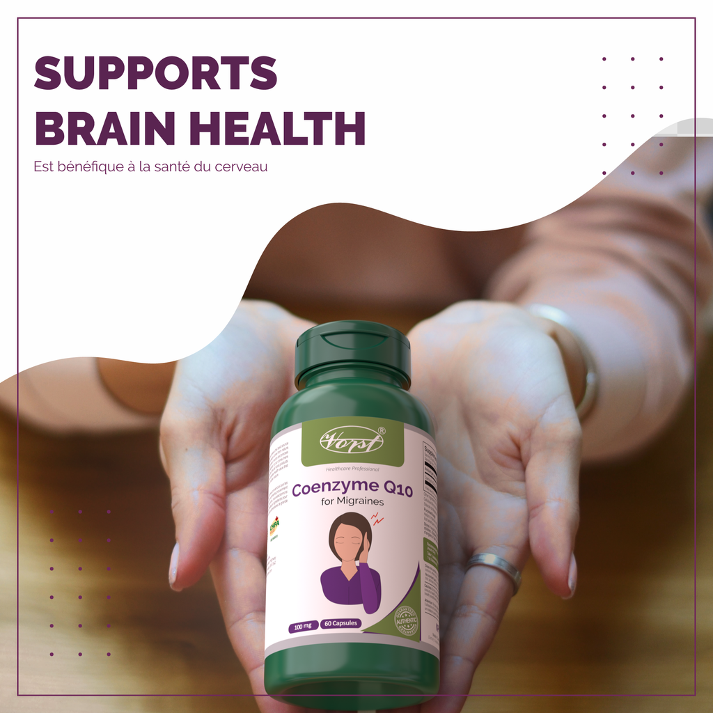 Coenzyme Q10 for Migraines, Heart Health