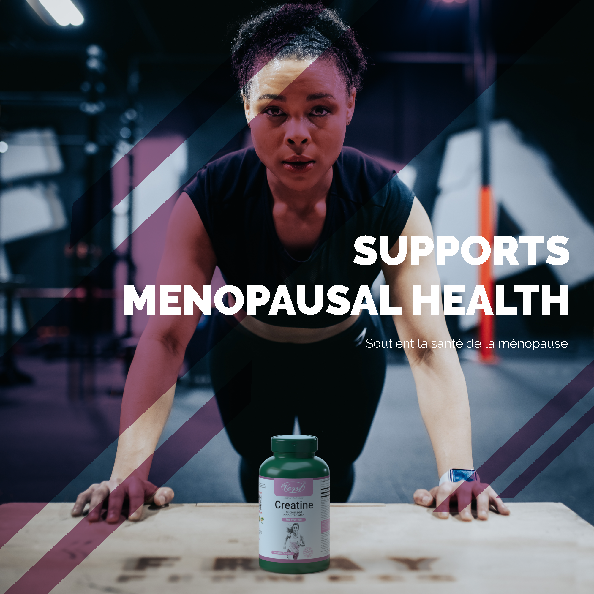 Creatine for Women 180 Vegan Capsules Supports Menopausal Health