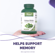 Load image into Gallery viewer, Ginkgo Biloba Extract 12,000mg Dry Equivalent 180 Vegan Capsules