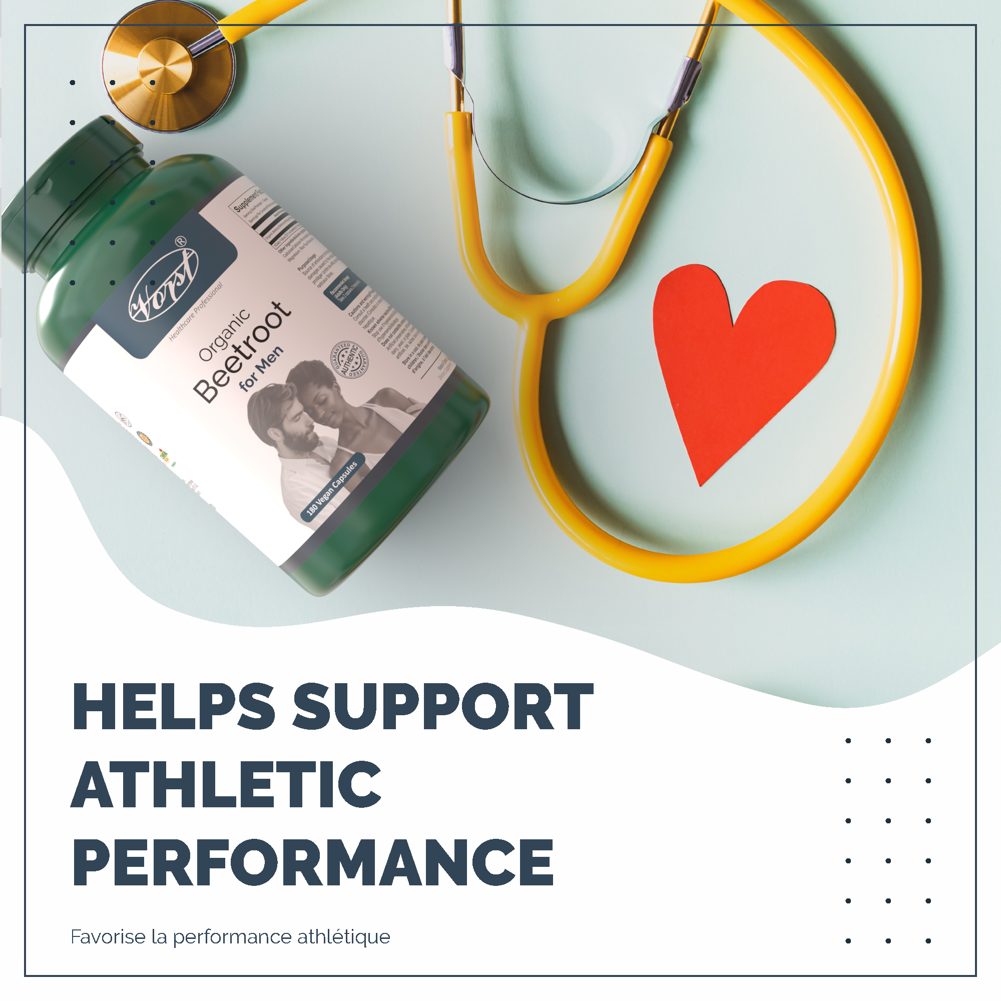 Organic Beetroot for Men 180 Vegan Capsules