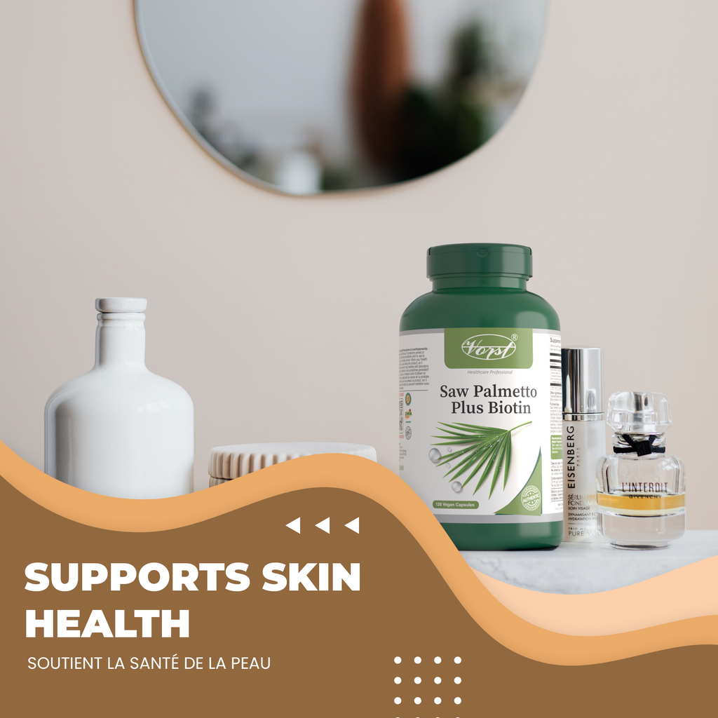 VORST Saw Palmetto Plus Biotin 120 Vegan Capsules