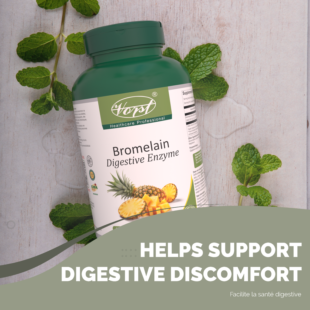 Bromelain 120 Vegan Capsules Digestive Enzyme Helps Support Digestive Discomfort