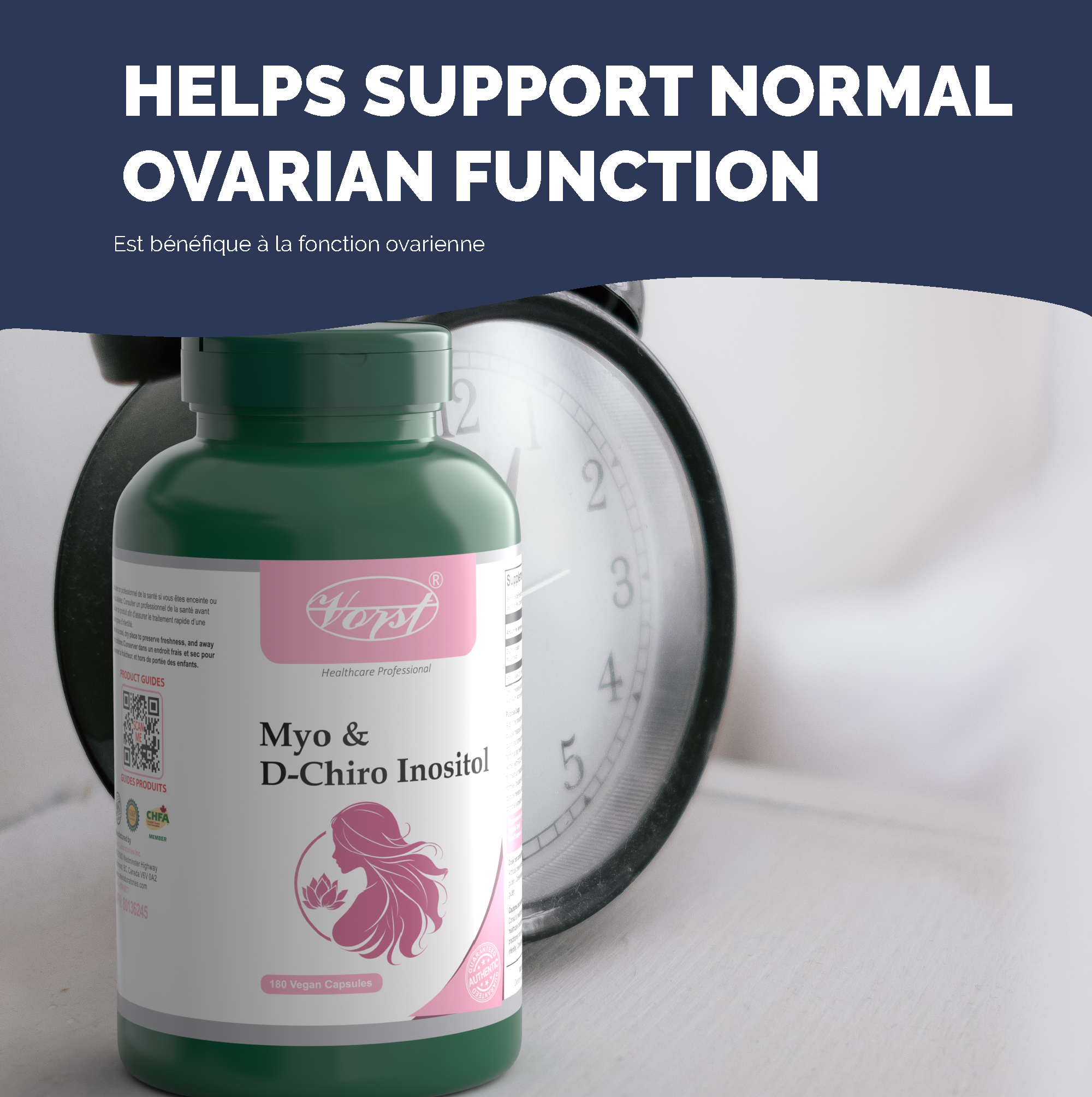 VORST Myo & D-Chiro Inositol 180 Vegan Capsules